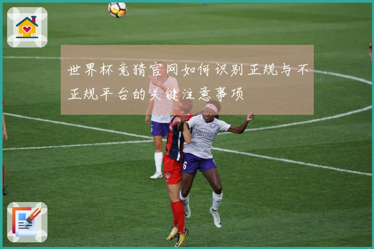 世界杯竞猜官网如何识别正规与不正规平台的关键注意事项